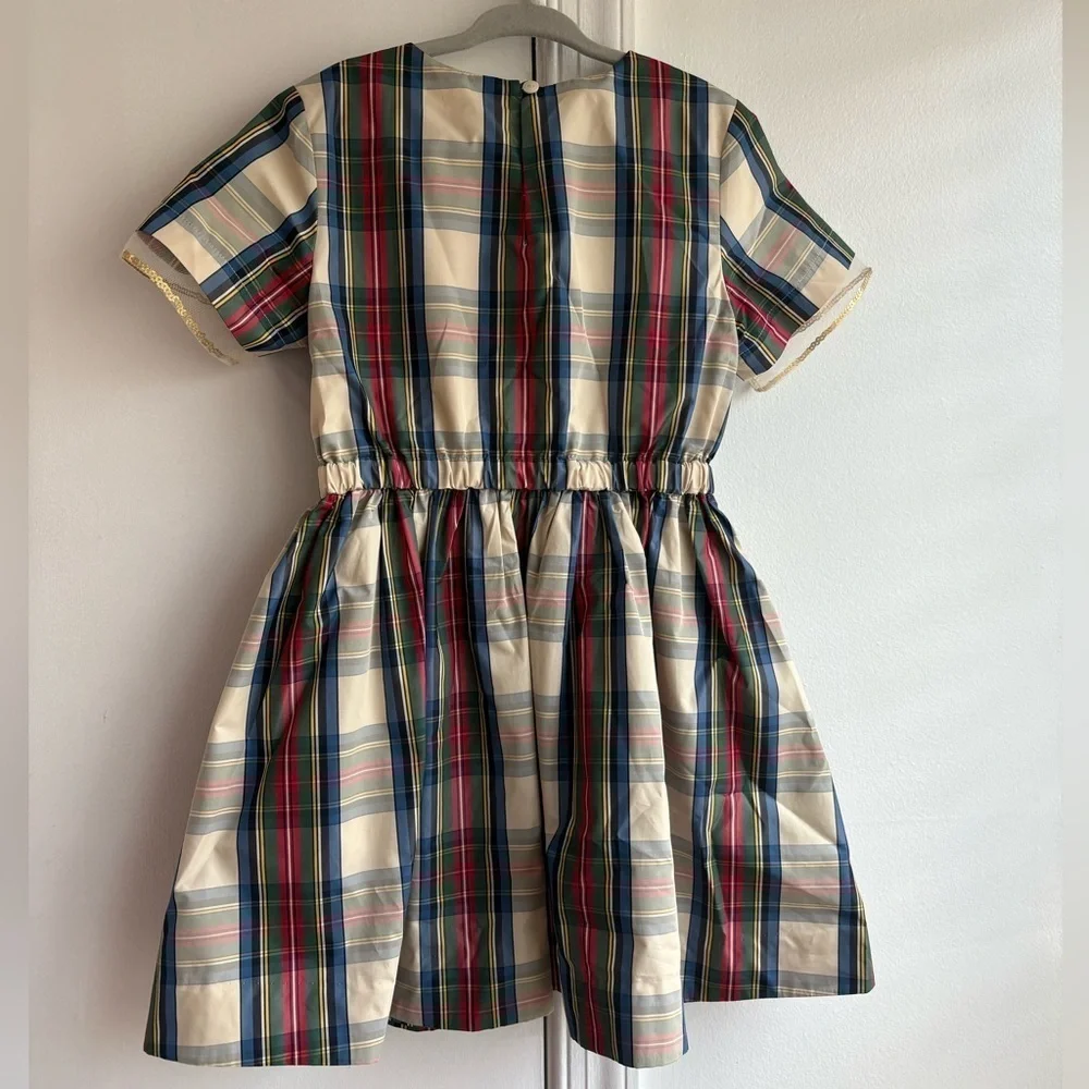 Crewcuts Plaid Party Christmas Dress Size 6